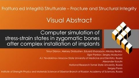 Computer simulation of stress-strain states in zygomatic bones after complex installation of ...