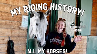 My Riding History! Where I started to where I am now!