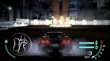 NFS Carbon - career intro - choose car mystery area