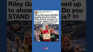 Sophie Cunningham Booed by Home Crowd as Riley Gaines Shows Support 🏀#viral  #shorts