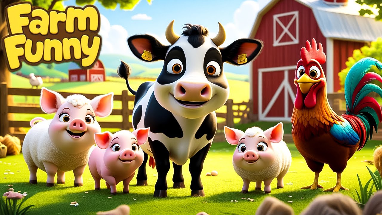 Learn Farm Animal Sounds with Songs | Educational Music for Kids - YouTube