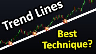 How to Draw Trend Lines (The BEST Technique) Trendlines TradingView Tutorial [Trend Line/Trendline ]