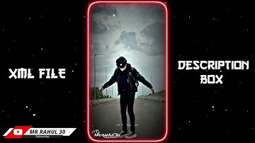 ATTITUDE BOY XML FILE 🖤💫💘 TRENDING XML FILE 💜💕 BY MR RAHUL 30 ❤️🤩