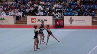 Download Lagu Acroteam Malou, Silke en Yana (OTM Gent)  op EAGC 2017 (tempo) MP3