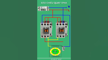 Sơ đồ đấu đảo chiều quay moter 1 pha