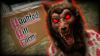 Haunted Hill Farm - Howler EXCLUSIVE Unboxing/Setup | Halloween 2024 REMAKE Animatronic