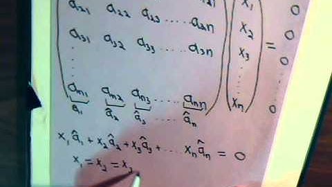 Linear Algebra Video #13: Column Space And Row Space