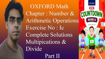 Oxford Math New Countdown Book 4 Third Edition Exercise 1c Complete Solution in Urdu Part 2