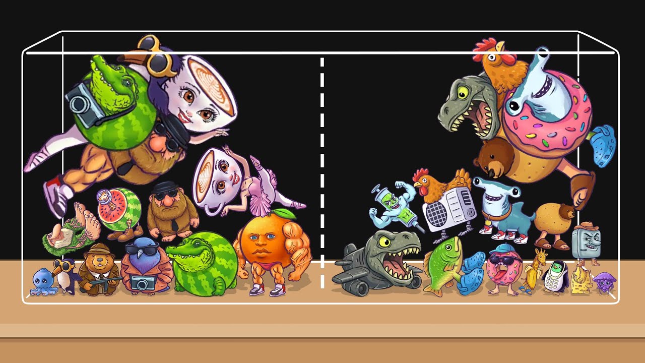 BRAINROT: MERGE FELLAS - MOD II vs VII | Suika Game Gameplay Walkthrough -  Reaching Max Level!