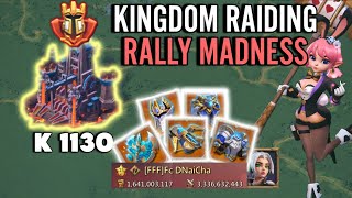 Lords Mobile -  VLY against COO and FFF DNaiCha 5 Piece emperor!!| Invading K 1130 |RALLY HIGHLIGHTS