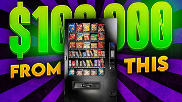 How To Make $100,000 From Vending Machines!