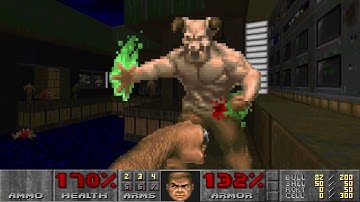 Doom Nostalgia (2022) MAP02: "Under the Surface" Tyson Speedrun 2:11