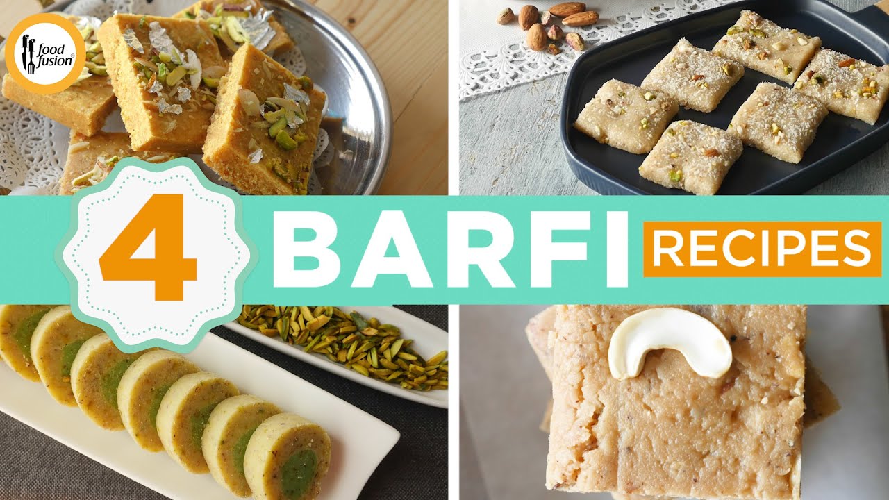 4 Homemade Barfi Recipes By Food Fusion (Eid Special)
