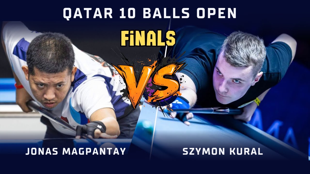 🔥Jonas Magpantay 🆚 Szymon Kural QATAR 10 Balls Open FINALS🎱🎱🎱