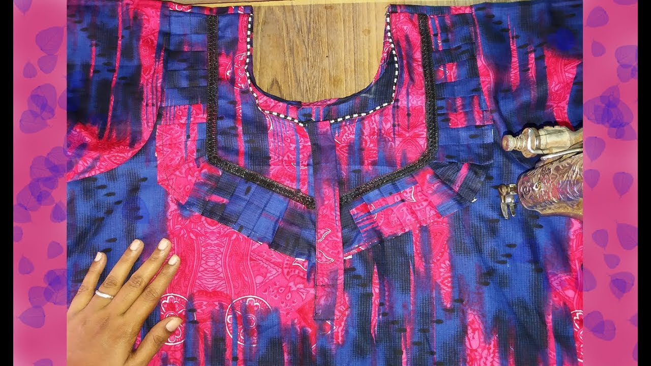 night dress cutting and stitching in tamil pleated nighty cutting and stitching in tamil