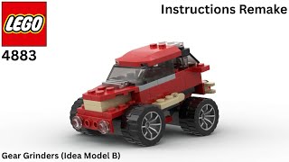 LEGO Instructions Remake - Designer Sets - 4883 - Gear Grinders (Idea Model B)