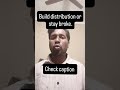 Build distribution or stay broke #entrepreneur #motivation #contentmarketing