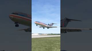 American Airlines Boeing 727 Lands!