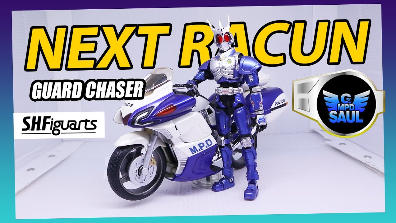 NEXT RACUN!! SHFiguartsEX GUARD CHASER KAMEN RIDER G3, G3X - YouTube