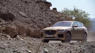 2016 Jaguar F Pace offroad test تجربة جاقوار أف بيس في طرقات وعره