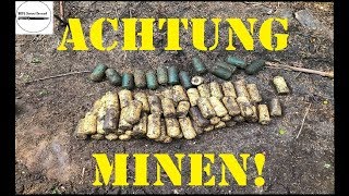 German WW2 mine HOARD found!