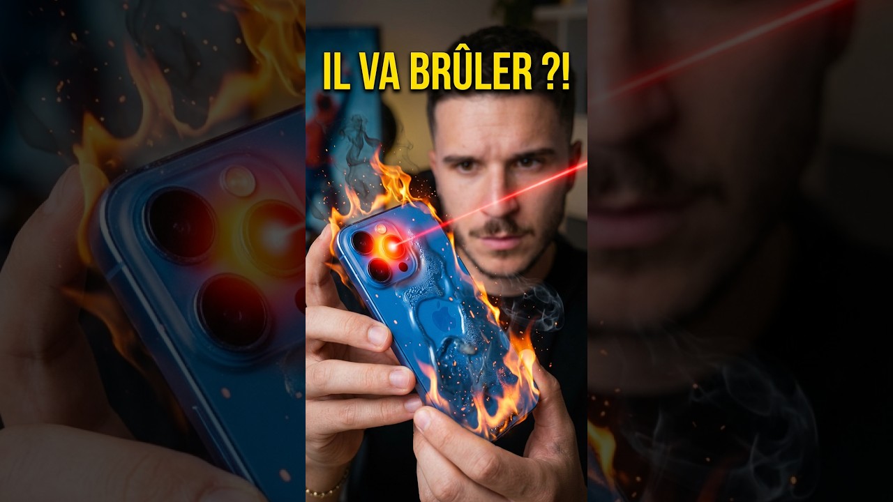 J’ai essayé de CRAMER un FAUX iPhone 17 Pro Max à 50€ 🔥