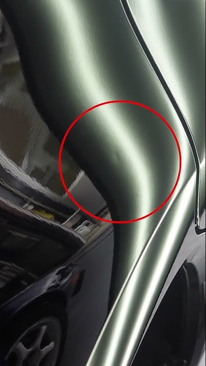 車のヘコミ修理 裏から押して元に戻すデントリペア Diyでは出来ない特殊技術 Youtube