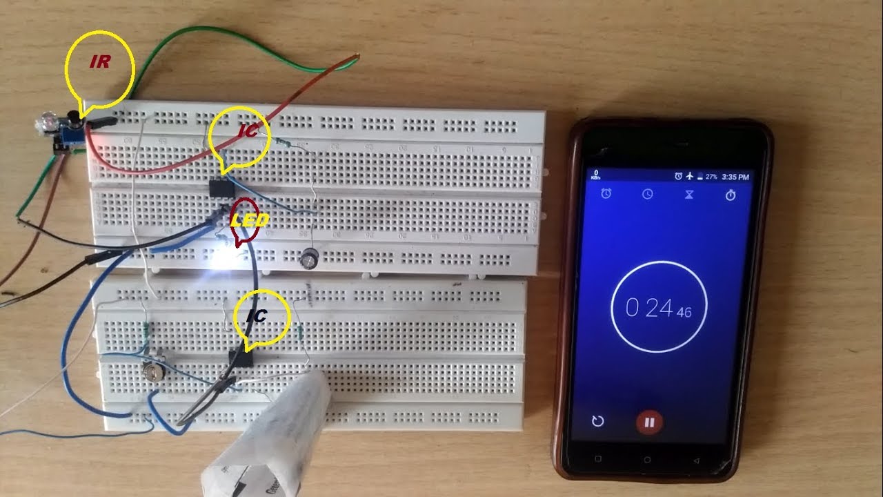 AUTOMATIC LIGHT CONTROLLER || OBJECT DETECTOR || USING LDR AND IR ...
