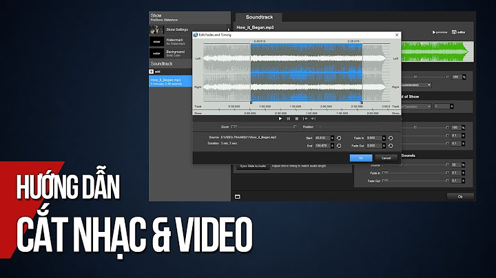 Hướng dẫn cắt ghép nhac proshow producer