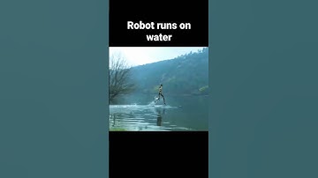 Robot runs on water. Wonder studio #ai #artificialintelligence #animation #videoediting #animated