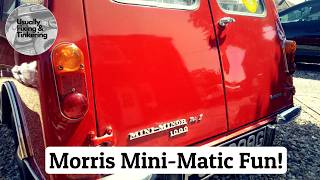 Driving a Morris Mini Traveller Automatic!