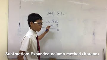 Expanded Column Subtraction (Korean)