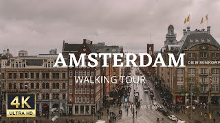 AMSTERDAM CITY WALKING TOUR during COVID-19 | Amsterdam Center and Canal District | (4K ULTRA ) 2020