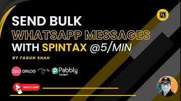 Send Bulk WhatsApp Messages on Automation with Spintax using Pabbly Connect & 360Dialog WhatsApp API