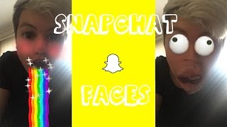 HOW TO USE SNAPCHAT SELFIE FACES! screenshot 5