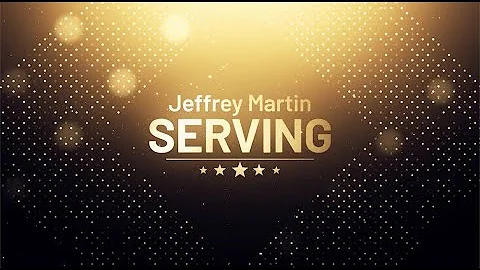 2022 Serving Honoree - Jeffrey Martin