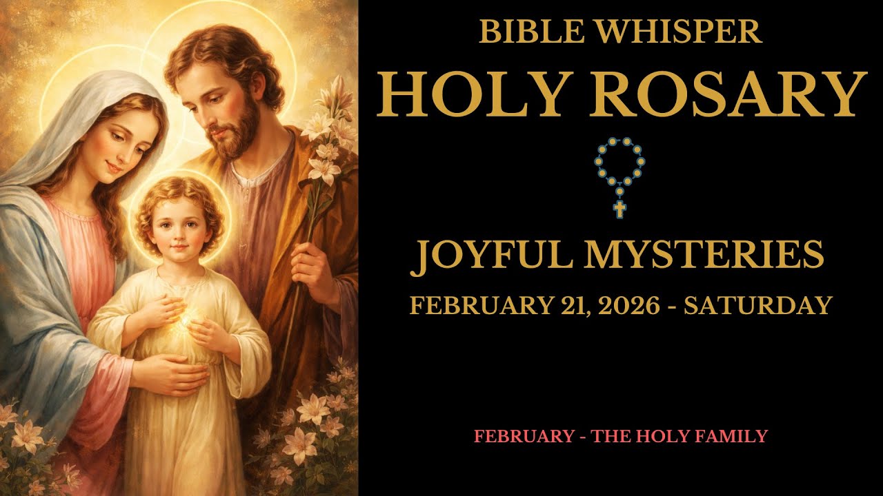 21 февраля 2026 г. - Святой Розарий | Радостные тайны | Молитва вместе 🙏🏻