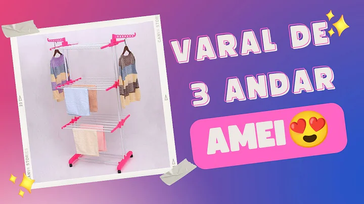COMPREI O VARAL DE 3 ANDARES DO MERCADO LIVRE #var...