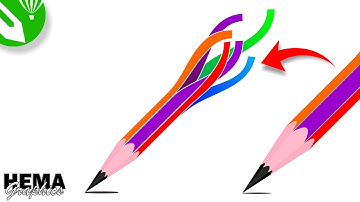 Coreldraw Tutorial - Professional 3D Pencil Design In coreldraw