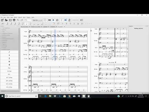 Musescore jam - Making a beat with notation software