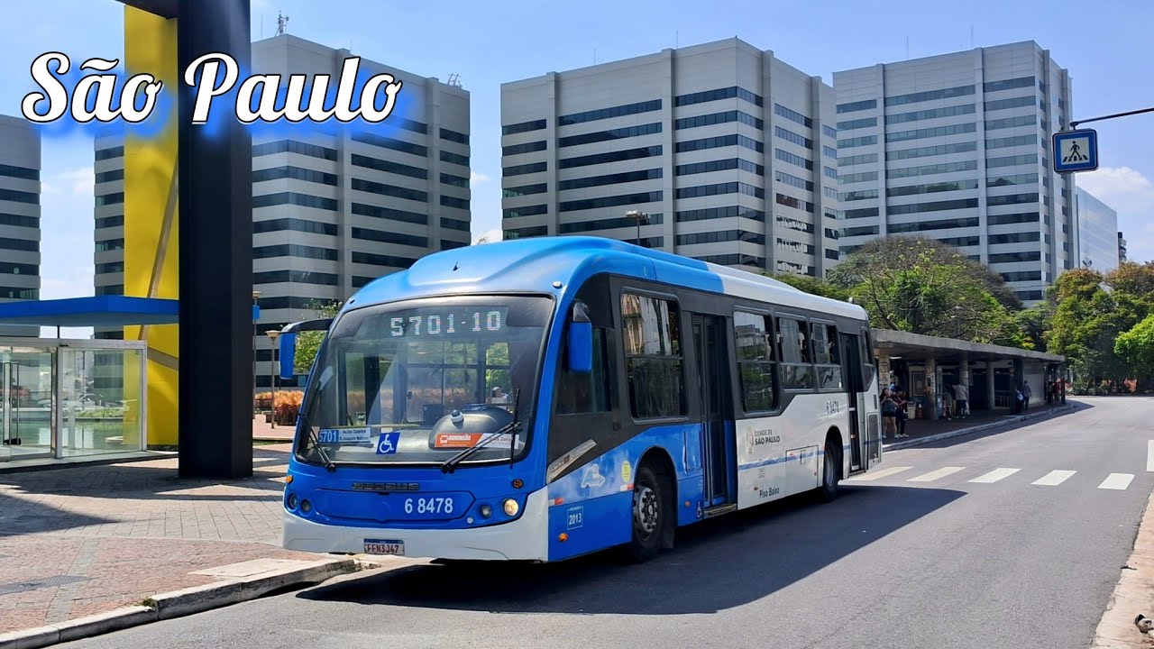 🇧🇷 SPTrans | Viagem na linha 5701 Terminal Água Espraiada X Metrô Conceição