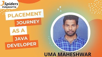 Student Placement Roadmap of a Java Developer by JSpiders | Hyderabad Punjagutta
