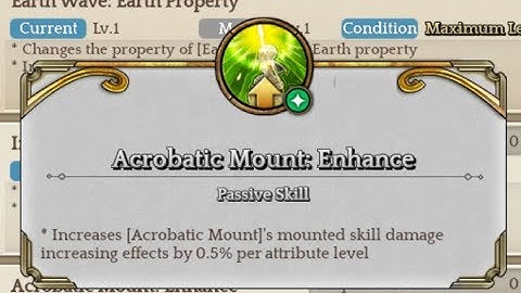 [TOS:RE] bugged Passive "Acrobatic Mount: Enchance"