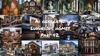 Ai Generated Luxurious Homes Part 42#luxury #expensive #architecture