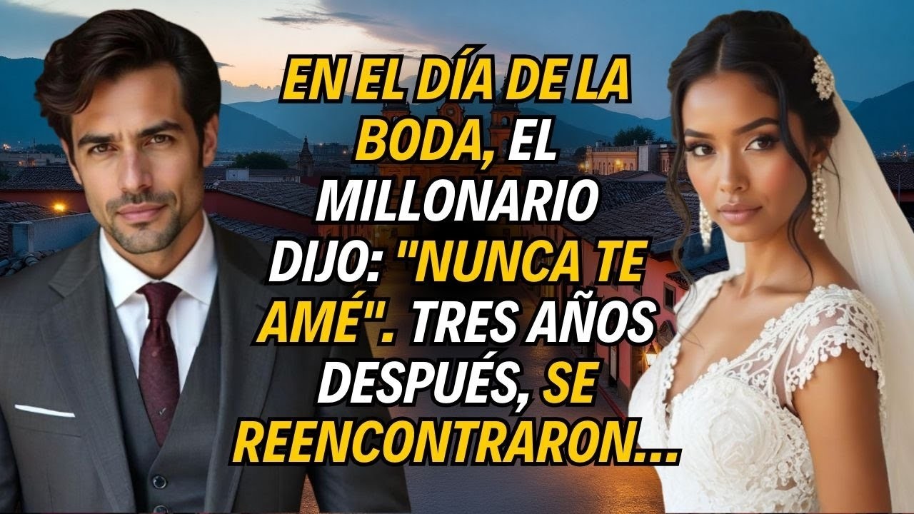 En El Día De La Boda, El Millonario Dijo_ _Nunca Te Amé_. Tres Años Después, Se Reencontraron…