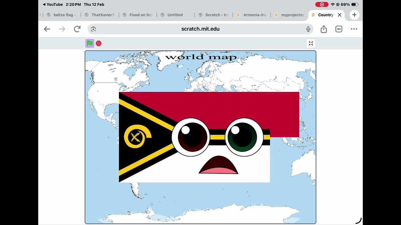 Flag band 19 but ruined