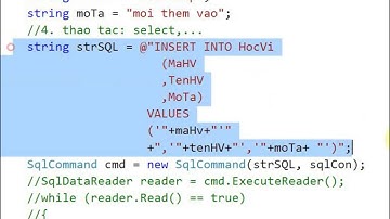 MF7 Ket noi co so du lieu  Insert