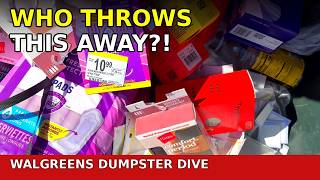 $300+ in NEW Women's Products Walgreens Dumped in the Trash