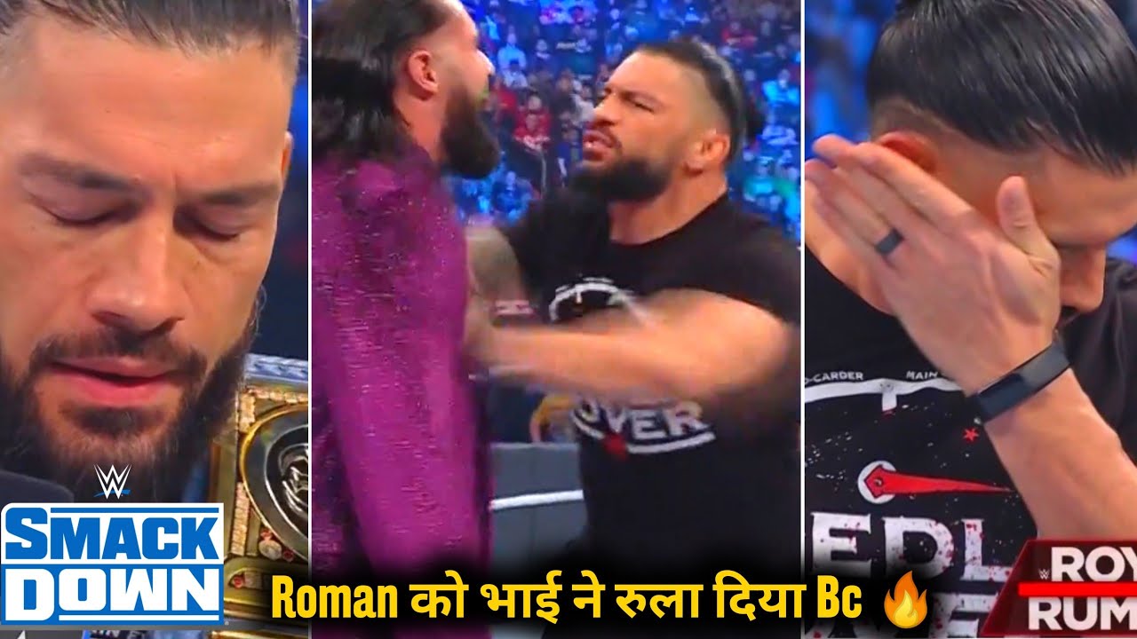 'Roman Ro Gaye🥺' Roman CRY On Shield, Seth-Roman Face-off, Sasha Return, WWE SmackDown highlights
