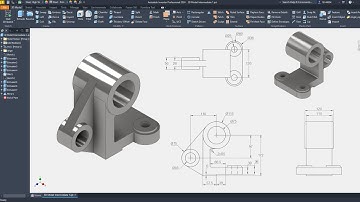 Inventor Intermediate Tutorial #1 | 3D Model Intermediate